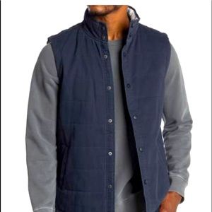 Union Denim Quilted Vintage Twill Vest. Sz. L